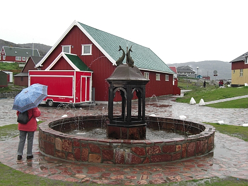 Springbrunnen in Qaqortoq