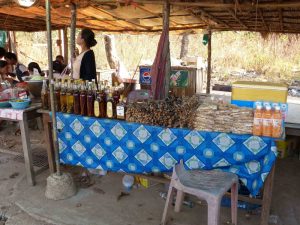 Marktstand in Laos