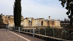 Ruine einer Synagoge in Kapernaum