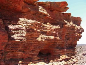Steinschichten in Outback
