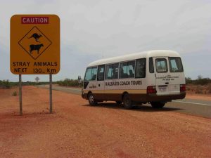 Straßenschild im Outback