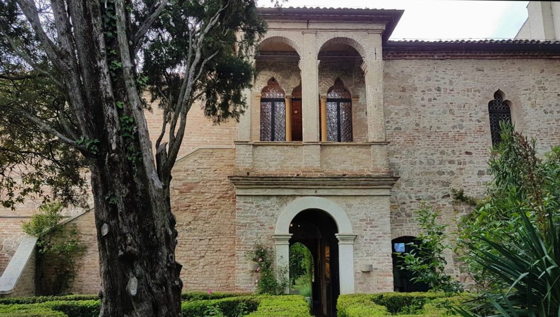  Das Haus von Francesco Petrarca in Arquà Petrarca, Italien