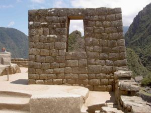 Steinmauern in Machu Picchu