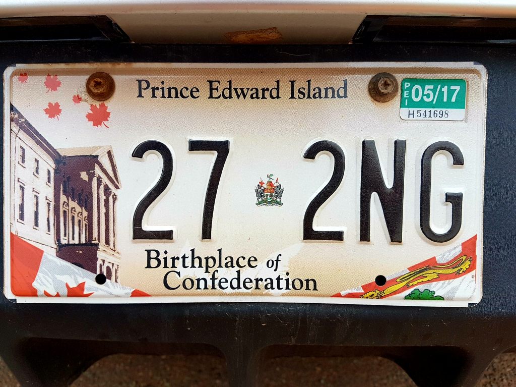 Autoschild in Prince Edward Island
