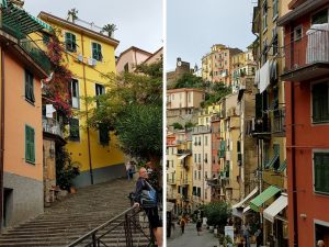 Riomaggiore in der Cinque Terre, Ligurien.