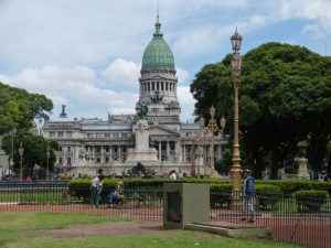 Das argentinische Parlamentsgebäude in Buenos Aires