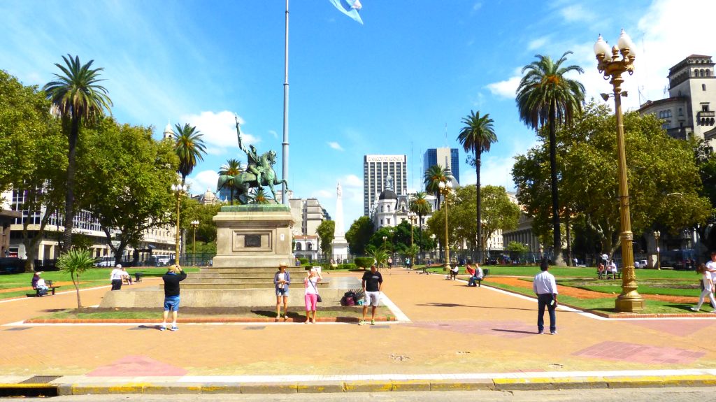 Die Plaza de Mayo in Buenos Aires