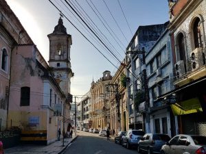 Häuserzeile im brasilianischen Belém