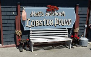 Das Restaurant Lobster Pound in dem Küstenort Hall`s Harbour an der Bay of Fundy, Kanada