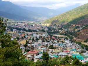 Bhutans Hauptstadt Thimphu