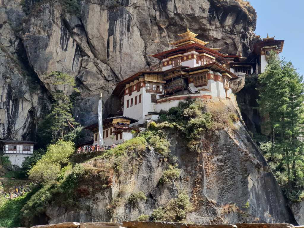 Tigernest-Kloster oberhalb des Part-Tales in Bhutan