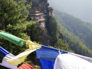 Tigernest-Kloster oberhalb des Paro-Tales in Bhutan