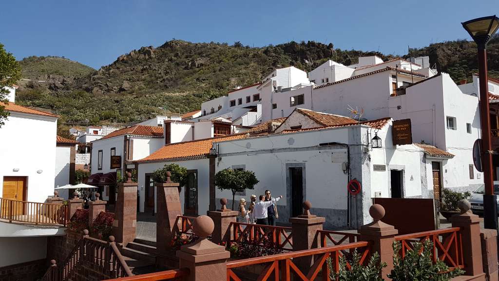 Ortsansicht von Tejeda auf der Kanareninsel Gran Canaria, Spanien