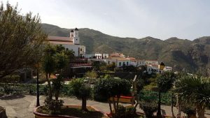 Das Bild zeigt Ortsansicht von Tejeda auf der Kanareninsel Gran Canaria, Spanien