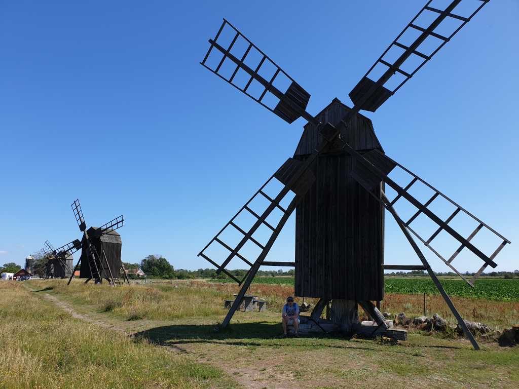 Windmühlen auf der schwedischen Insel Öland