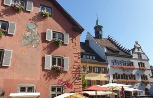 das Gasthaus "Löwen" in Staufen, dem mittelalterlichen Kleinod im Breisgau