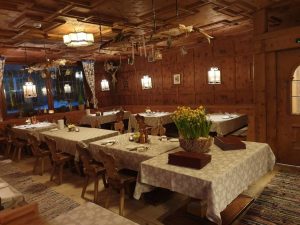 Restaurant im Hotel "Central" im Tiroler Wintersportort Sölden