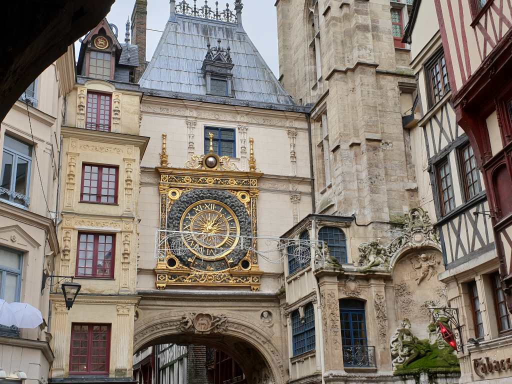 Die Gros-Horloge in Rouen, Frankreich