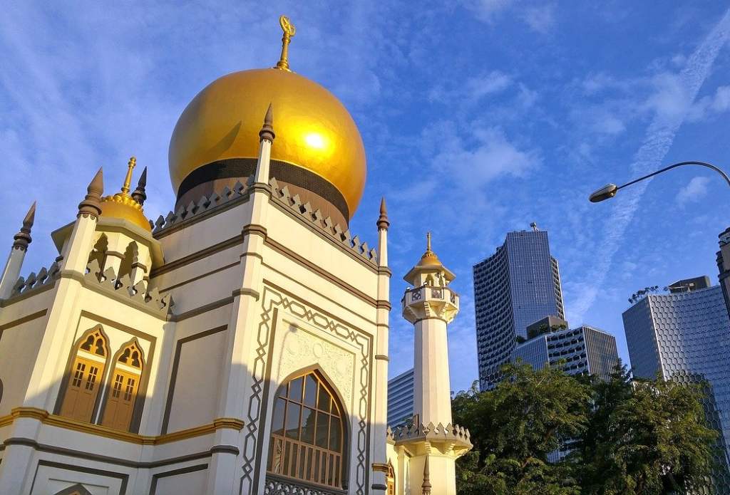 die Masjid Sultan im arabischen Stadtviertel von Singapur