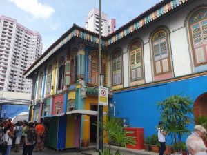 Haus im Stadtviertel Little India in Singapur