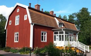 Das Elternhaus von Astrid Lindgren in Vimmerby in Smaland in Schweden ist heute ein Museum.