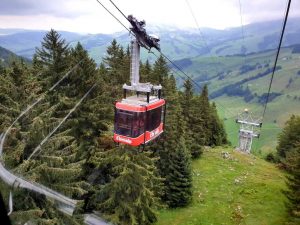 die Ebenalpbahn im Appenzellerland, Schweiz.l