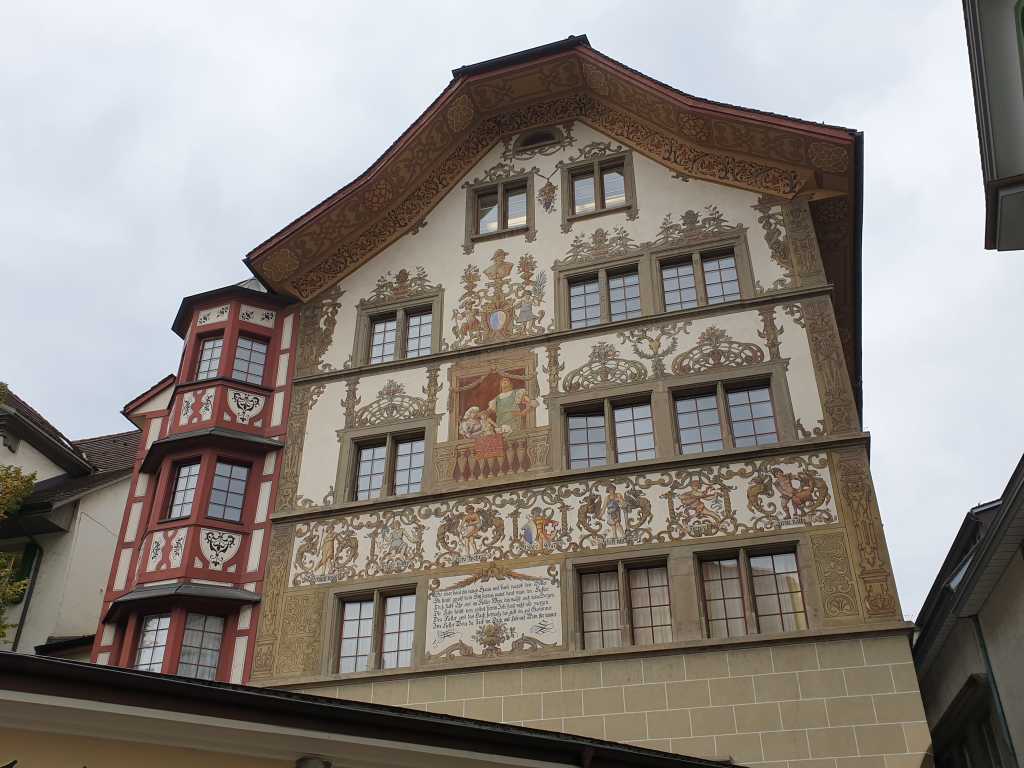 Fresken in Luzern, Schweiz