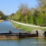 Radfahren am Ludwigkanal in Bayern