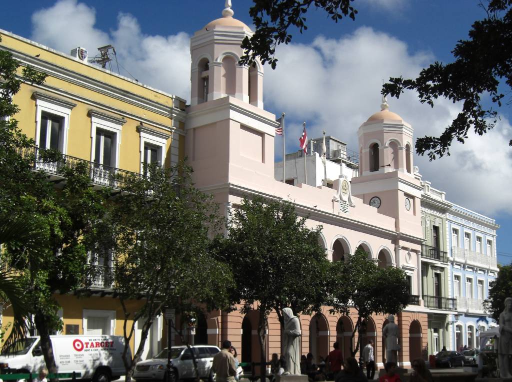 das Rathaus in San Juan, der Hauptstadt der Karibikinsel Puerto Rico.
