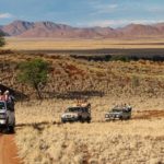 Fahrt Richtung Sossusvlei in der Namib, Namibia