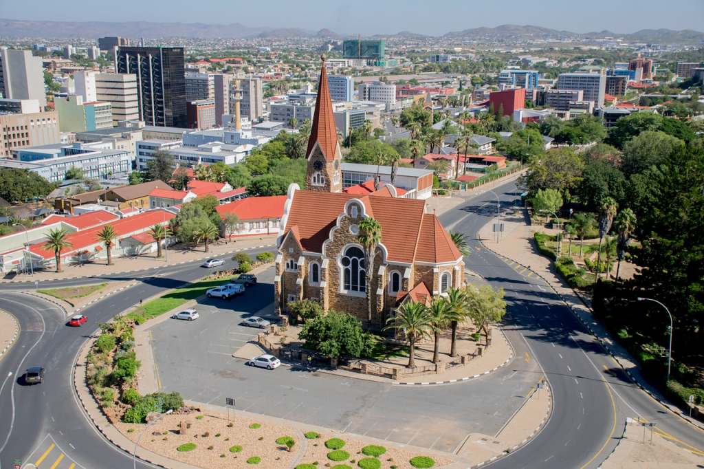 Die Christuskirche in Windhoek, Namibia