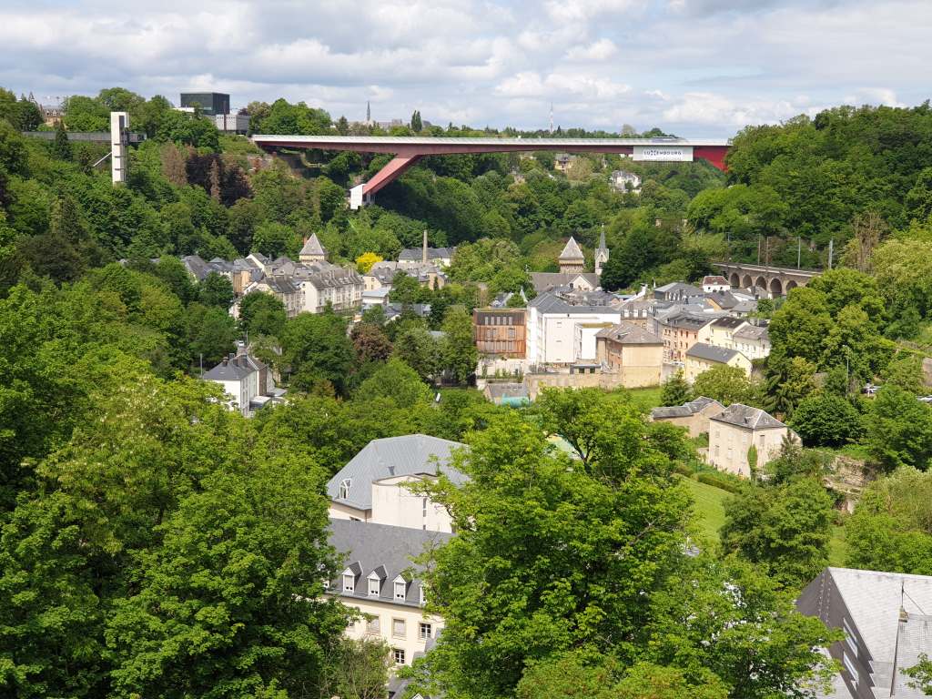 Blick ins Pfaffenthal, Luxemburg
