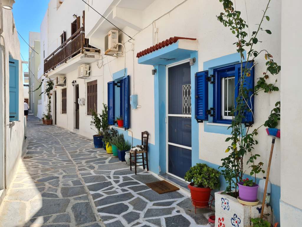 der Hauptort Chora auf der Kykladeninsel Naxos, Griechenland