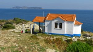 Ein Kirchlein auf der Insel Thassos, Griechenland
