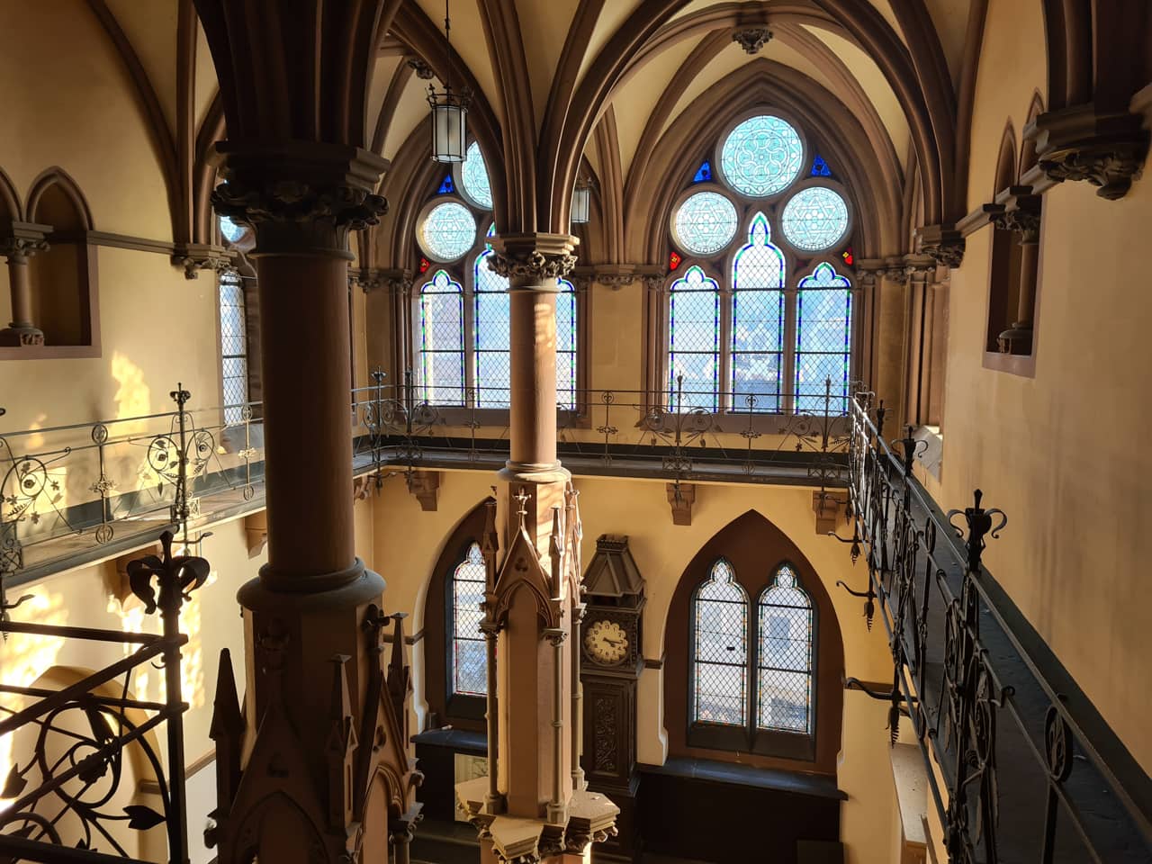 Blick ins Innere der Alten Universität im hessischen Marburg