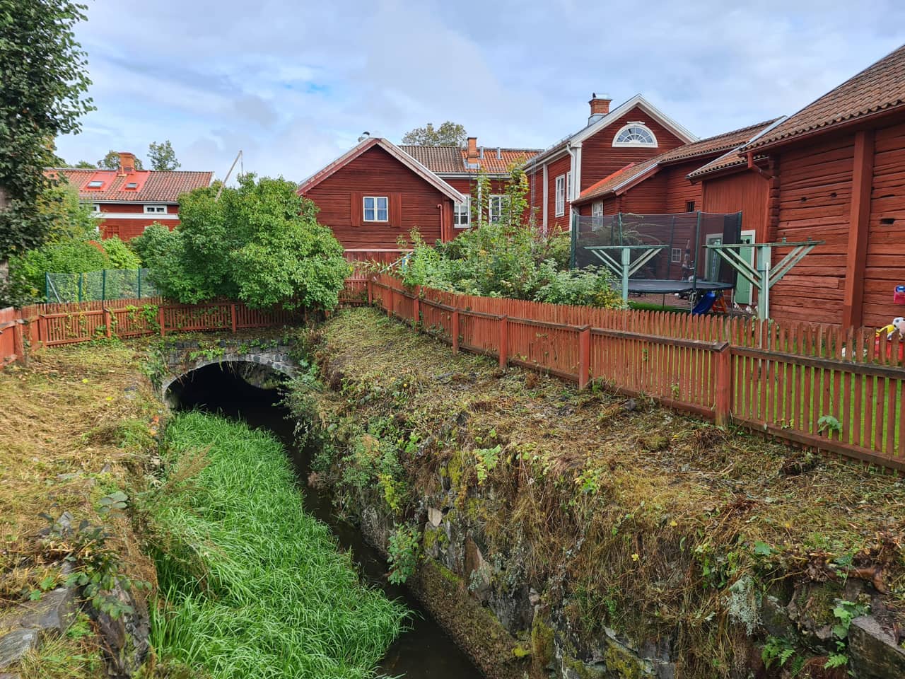 die "gamle byn" der Stadt Avesta in der schwedischen Provinz Dalarna
