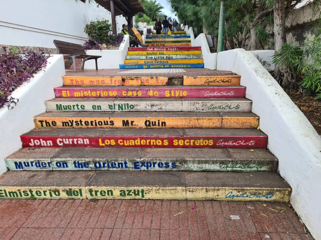 Die Agatha-Christie-Treppe in Puerto de la Cruz auf Teneriffa, Spanien