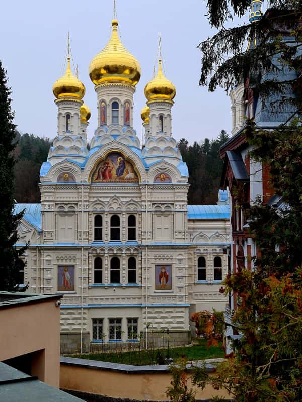 die russisch-orthodoxe Kirche im tschechischen Heilbad Karlsbad