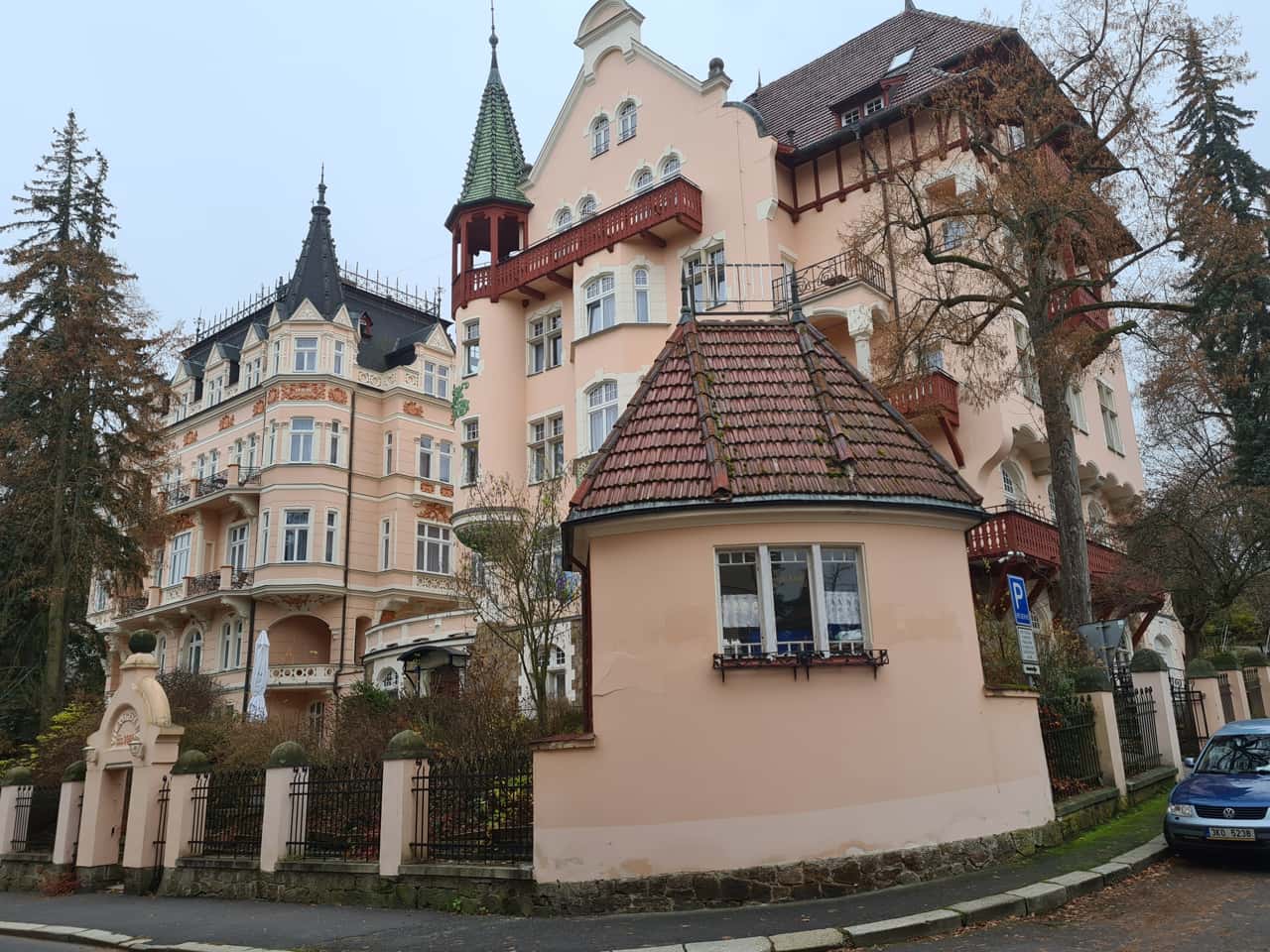 Villa im Viertel Westend im tschechischen Heilbad Karlsbad