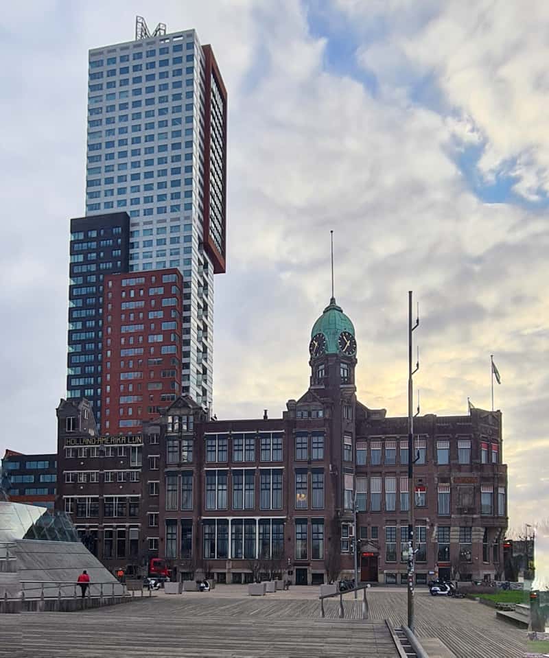 das Hotel New York in Rotterdam, Niederlande