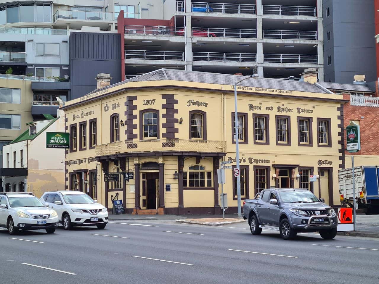 die "Hope and Anchor"-Taverne in Hobart auf der Insel Tasmanien, Neuseeland