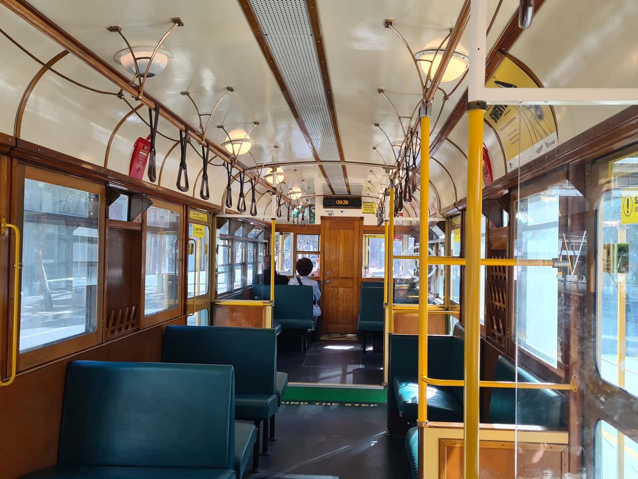 historischer Waggon der Linie 35 in Melbourne, Bundesstaat Victoria, Australien