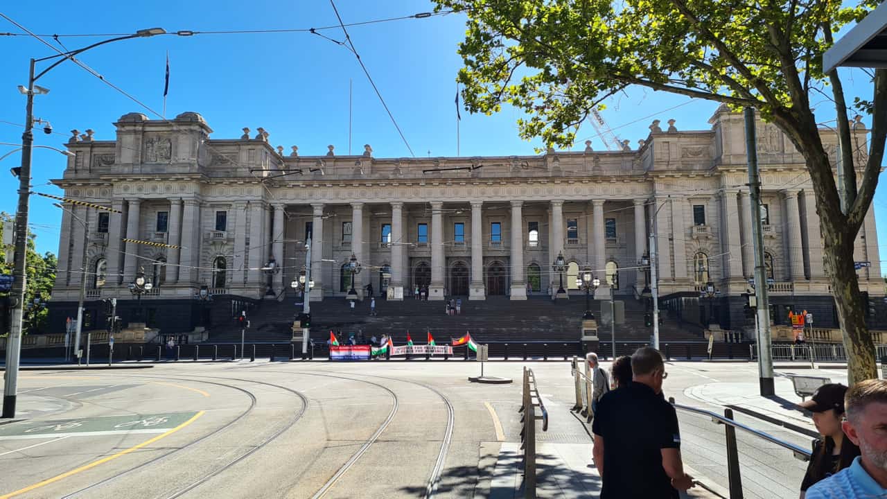das Parliament House im Melbourne, Bundessstaat Victoria, Australien