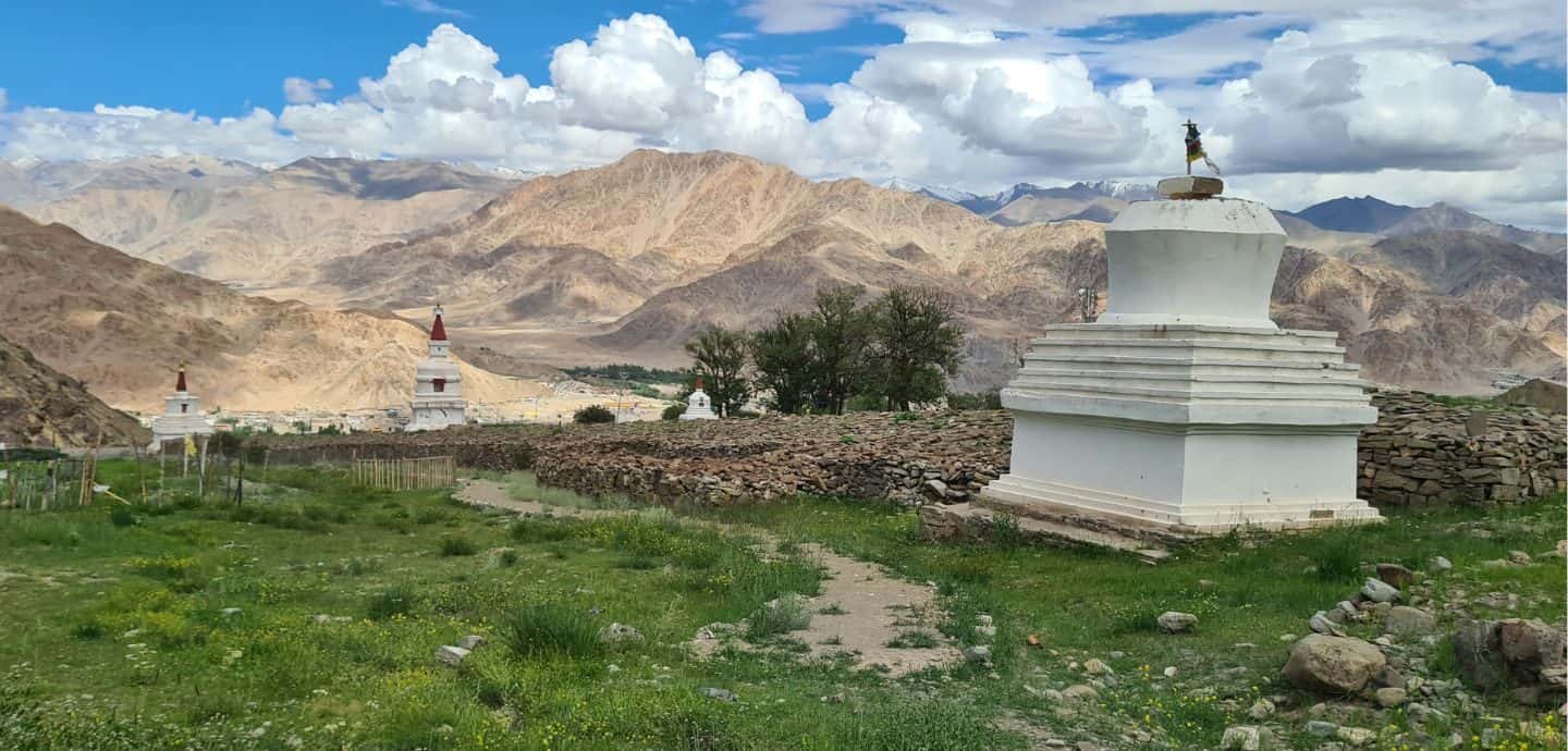 Landschaft von Ladakh im Norden von Indien