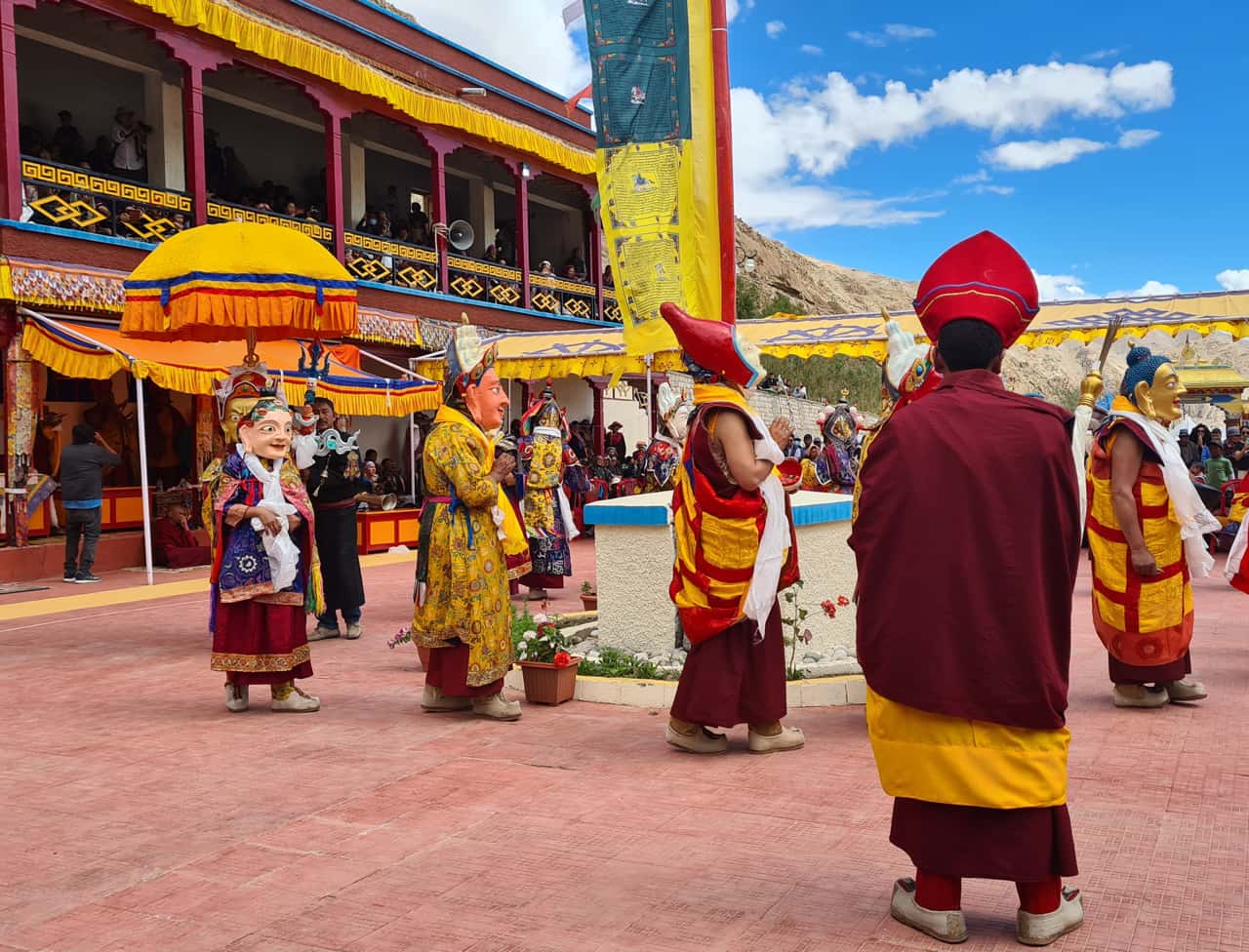 Klosterfest in Ladakh im Norden Indiens, im Himalaya