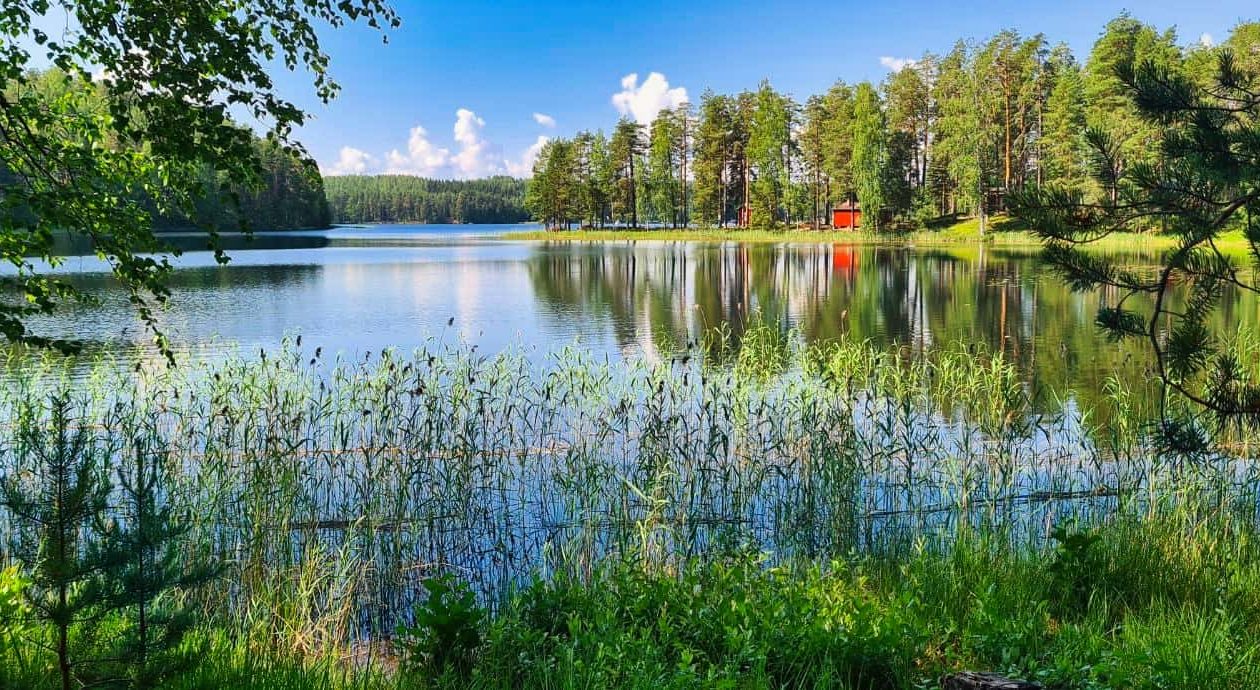 am Saimaa-See im Südosten Finnlands