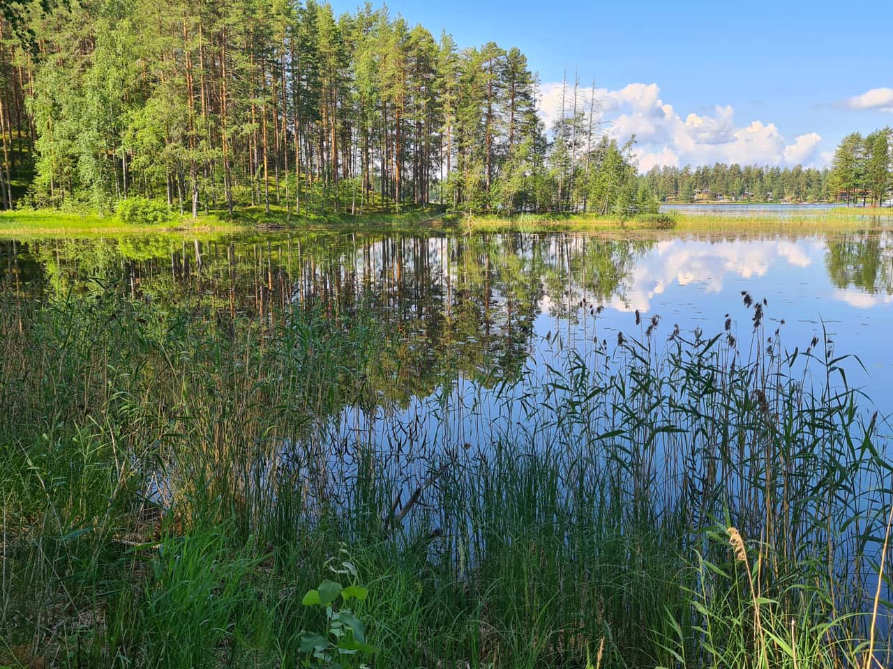 Am Saimaasee im Südosten von Finnland