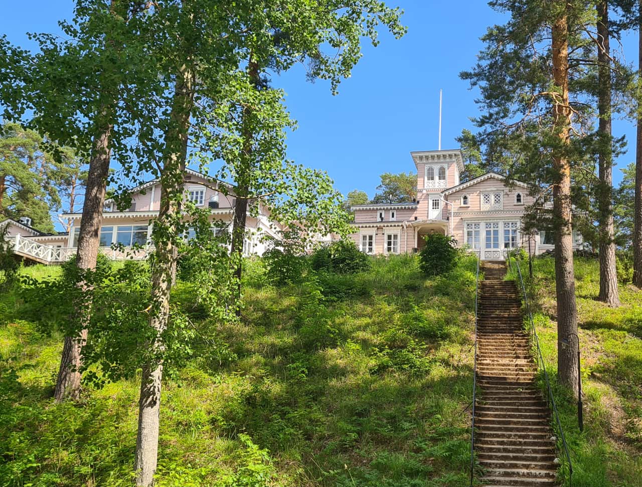 Das Hotel Punkaharju im Südosten von Finnland gilt als eines der ältesten in Finnland 