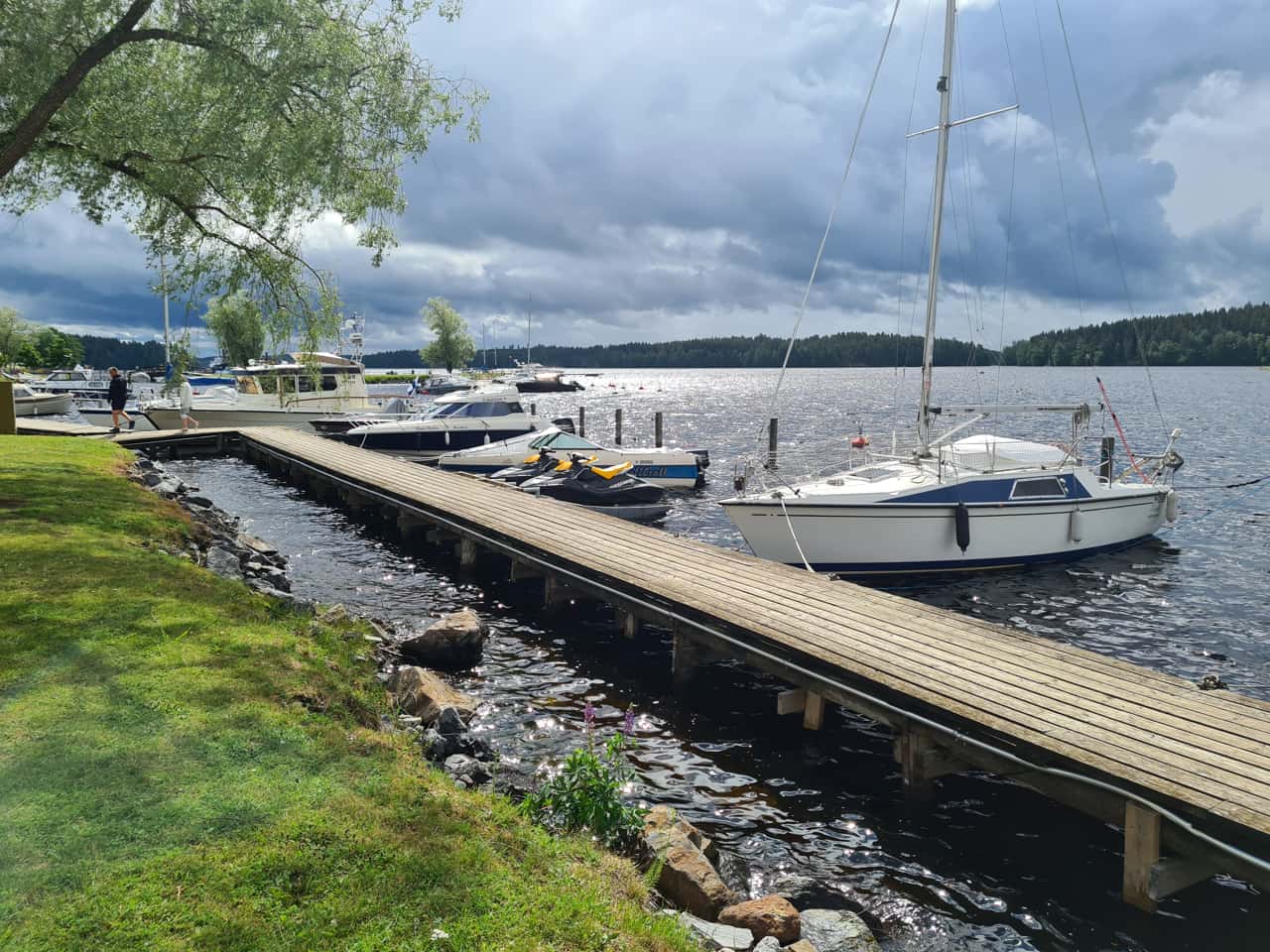 Blick auf den Saimaa-See im Südosten von Finnland