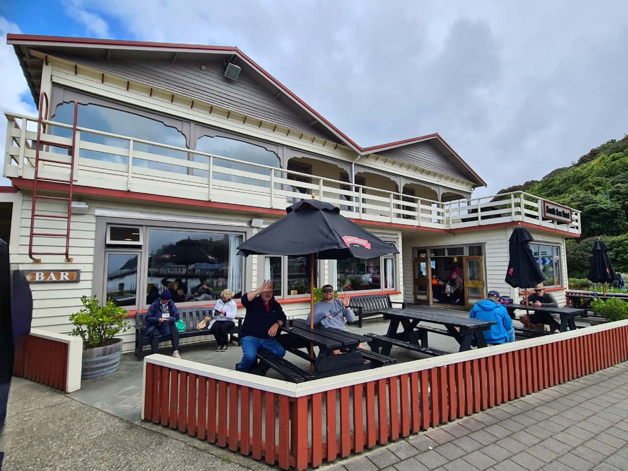 das "South Sea Hotel" in Oban auf Stewart Island, Neuseeland